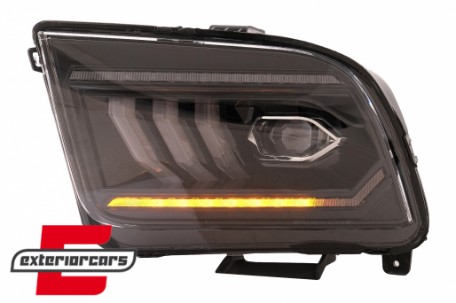 Full LED prednja svjetla SEQ žmigavci (crna) / Ford Mustang V (2004-2009), LPFO99