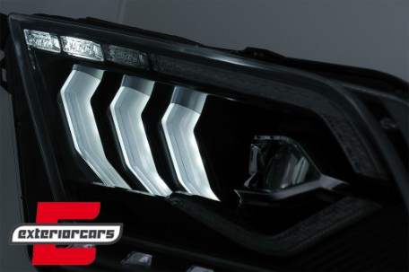 Full LED prednja svjetla SEQ žmigavci (crna) / Ford Mustang V (2010-2014), LPFO98