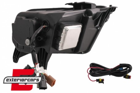 Full LED prednja svjetla SEQ žmigavci (crna) / Ford Mustang V (2010-2014), LPFO98