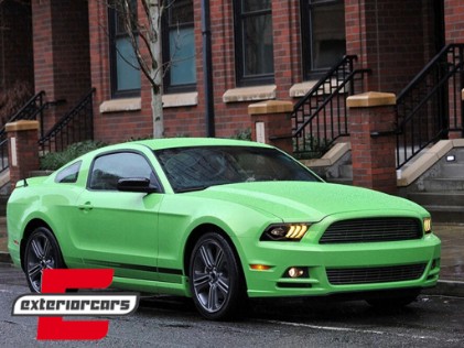 Full LED prednja svjetla SEQ žmigavci (crna) / Ford Mustang V (2010-2014), LPFO98