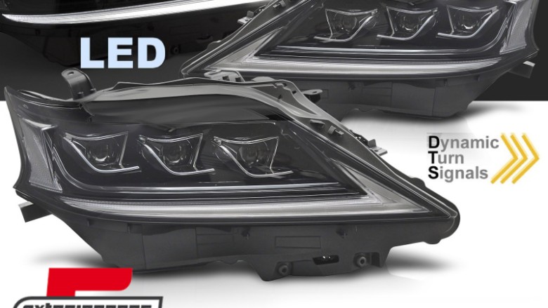 Full LED prednja svjetla SEQ žmigavci (crna) / Lexus RX III AL10 Facelift (2012-2015), LPLE13