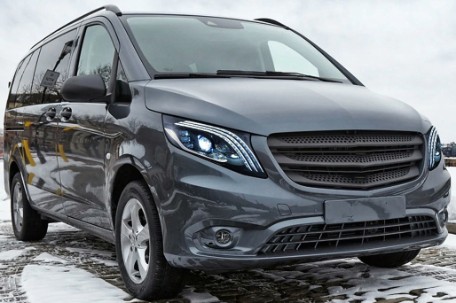 Full LED prednja svjetla SEQ žmigavci (crna) / Mercedes V-klasa Vito W447 (2014-2023), LPMEF0