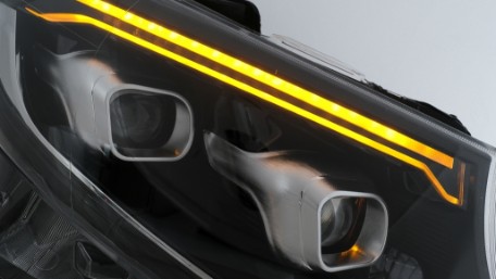 Full LED prednja svjetla SEQ žmigavci (crna) / Mercedes V-klasa W447 Vito (2014-2023), LPMEF9