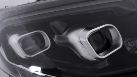 Full LED prednja svjetla SEQ žmigavci (crna) / Mercedes V-klasa W447 Vito (2014-2023), LPMEF9