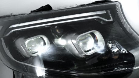 Full LED prednja svjetla SEQ žmigavci (crna) / Mercedes V-klasa W447 Vito (2014-2023), LPMEF9
