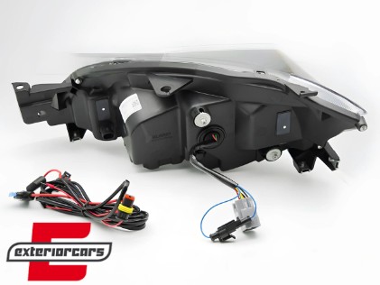 Full LED prednja svjetla SEQ žmigavci (crna) Subaru WRX (2008-2014), LPSU22