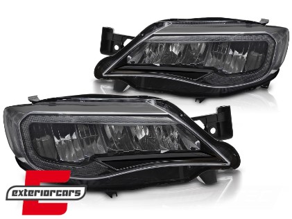 Full LED prednja svjetla SEQ žmigavci (crna) Subaru WRX (2008-2014), LPSU23