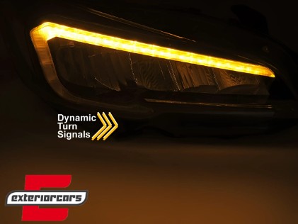 Full LED prednja svjetla SEQ žmigavci (crna) Subaru WRX (2008-2014), LPSU23
