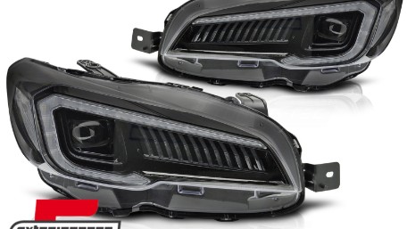 Full LED prednja svjetla SEQ žmigavci (crna) / Subaru WRX (2014-2021), LPSU24
