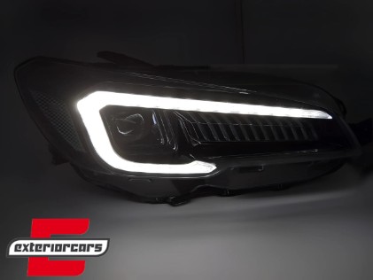 Full LED prednja svjetla SEQ žmigavci (crna) / Subaru WRX (2014-2021), LPSU24