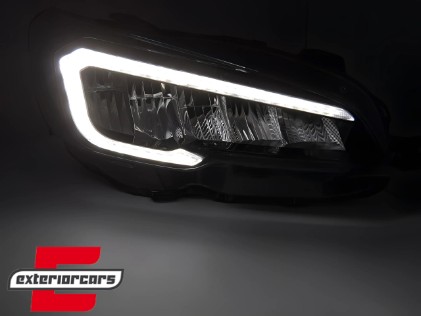 Full LED prednja svjetla SEQ žmigavci (crna) / Subaru WRX (2014-2021), LPSU25