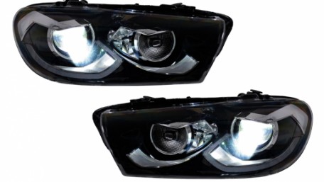 Full LED prednja svjetla SEQ žmigavci (crna) / / VW Scirocco (2008-08.2014), LPVWZ2