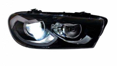 Full LED prednja svjetla SEQ žmigavci (crna) / / VW Scirocco (2008-08.2014), LPVWZ2