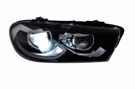 Full LED prednja svjetla SEQ žmigavci (crna) / / VW Scirocco (2008-08.2014), LPVWZ2