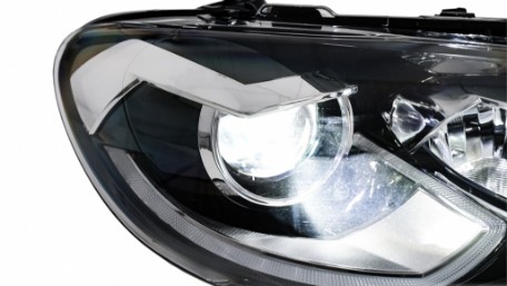 Full LED prednja svjetla SEQ žmigavci (crna) / / VW Scirocco (2008-08.2014), LPVWZ2