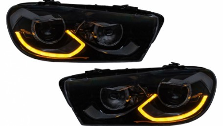 Full LED prednja svjetla SEQ žmigavci (crna) / / VW Scirocco (2008-08.2014), LPVWZ2