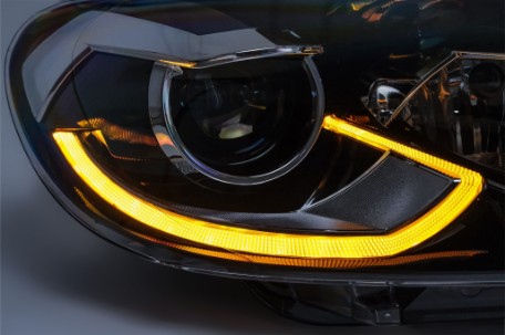 Full LED prednja svjetla SEQ žmigavci (crna) / / VW Scirocco (2008-08.2014), LPVWZ2