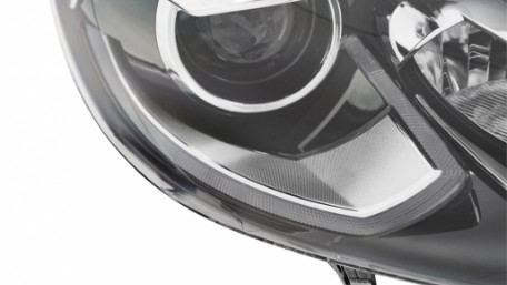 Full LED prednja svjetla SEQ žmigavci (crna) / / VW Scirocco (2008-08.2014), LPVWZ2