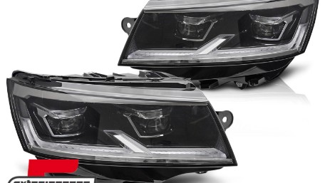 Full LED prednja svjetla SEQ žmigavci (crna) / VW T6.1 (2020-2023), LPVWX9