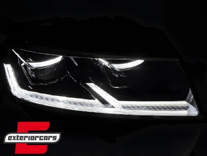 Full LED prednja svjetla SEQ žmigavci (crna) / VW T6.1 (2020-2023), LPVWX9