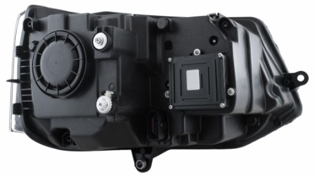 Full LED prednja svjetla SEQ žmigavci (crna) / VW Transporter Caravelle Multivan T5.1 Facelift (2010-2015), LPVX32