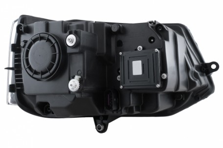 Full LED prednja svjetla SEQ žmigavci (crna/chrome) / VW Transporter Caravelle Multivan T5.1 Facelift (2010-2015), LPVX31