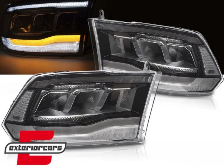 Full LED prednja svjetla SEQ žmigavci / DODGE RAM (2009-2018), LPDO28
