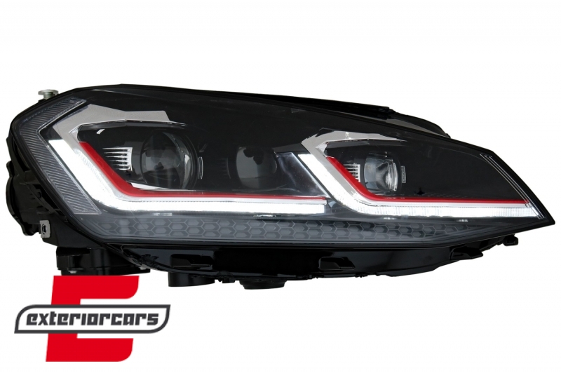 Full LED prednja svjetla SEQ žmigavci Facelift G7.5 GTI look / VW Golf 7 VII (2012-2017), LPVWZ0