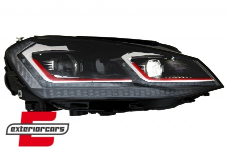 Full LED prednja svjetla SEQ žmigavci Facelift G7.5 GTI look / VW Golf 7 VII (2012-2017), LPVWZ0