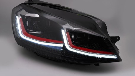 Full LED prednja svjetla SEQ žmigavci Facelift G7.5 GTI look / VW Golf 7 VII (2012-2017), LPVX08
