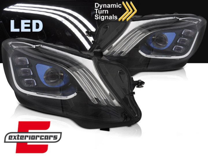 Full LED prednja svjetla SEQ žmigavci Facelift look / Mercedes S-klasa W222 (2013-2017), LPMEE9