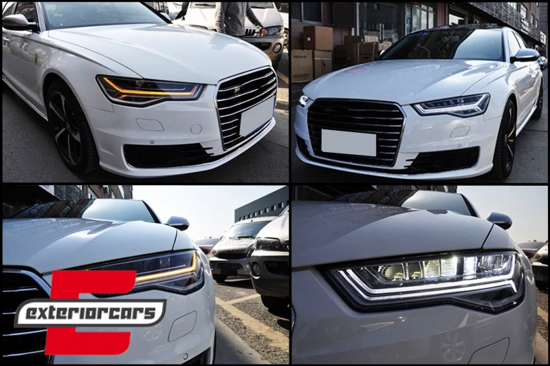 Full LED prednja svjetla SEQ žmigavci Facelift Matrix dizajn / Audi A6 4G C7 (2011-2018), LPAUH5