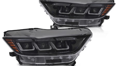 Full LED prednja svjetla SEQ žmigavci / Ford Mustang VI (2015-2017), LPFOD4