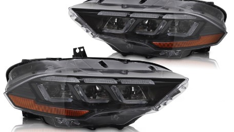 Full LED prednja svjetla SEQ žmigavci / Ford Mustang VI Facelift (2018-2023), LPFOD9