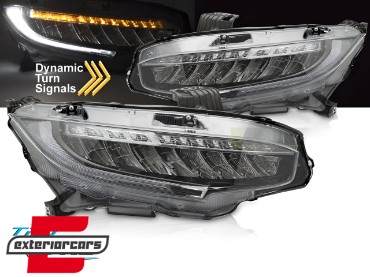 Full LED prednja svjetla SEQ žmigavci / Honda Civic Mk10 (2016-2021), LPHO37