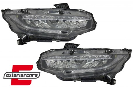 Full LED prednja svjetla SEQ žmigavci / Honda Civic Mk10 (2016-2021), LPHO37