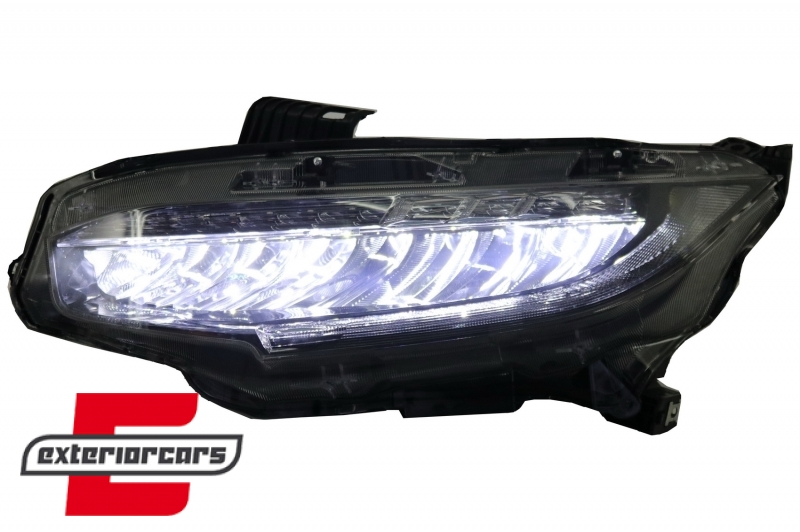 Full LED prednja svjetla SEQ žmigavci / Honda Civic Mk10 (2016-2021), LPHO37