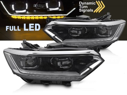 Full LED prednja svjetla SEQ žmigavci Matrix look / VW Passat B8 3G (2014-2019), LPVX13