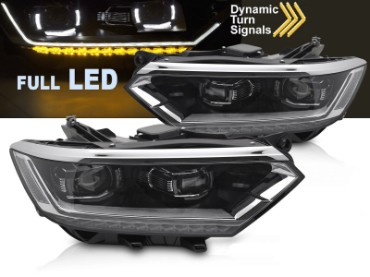 Full LED prednja svjetla SEQ žmigavci Matrix look / VW Passat B8 3G (2014-2019), LPVX13