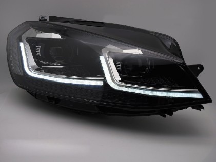 Full LED prednja svjetla SEQ žmigavci R line look / VW Golf 7.5 Facelift (2017-2019), LPVX11
