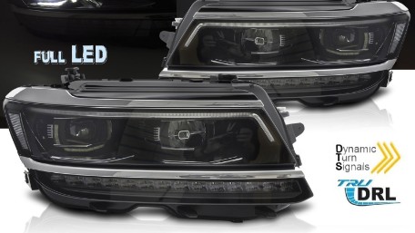 Full LED prednja svjetla SEQ žmigavci R-line Matrix dizajn / VW Tiguan II Mk2 (2016-2019), LPVX24