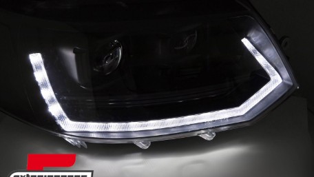 Full LED prednja svjetla SEQ žmi
gavci T6 look (crna) / VW Transporter Caravelle Multivan T5.1 Facelift (2010-2015), LPVWY8