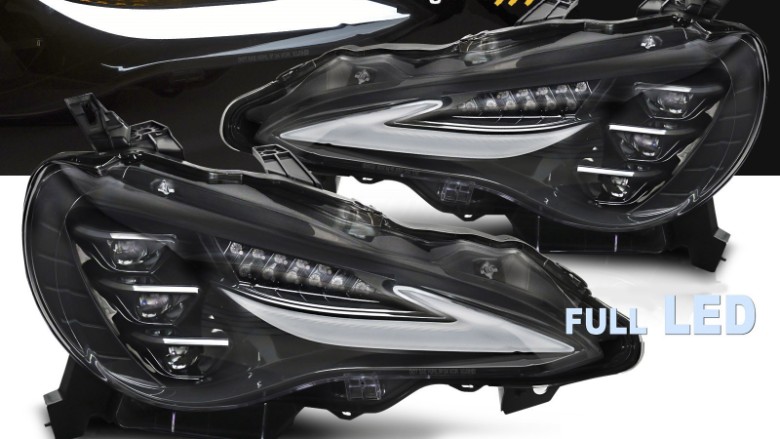 Full LED prednja svjetla SEQ žmigavci  / Toyota GT86 Subaru BRZ (2012-2021), LPTO45