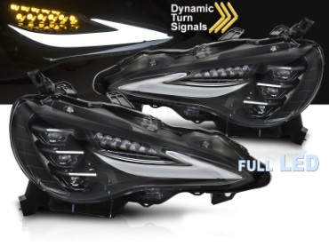 Full LED prednja svjetla SEQ žmigavci  / Toyota GT86 Subaru BRZ (2012-2021), LPTO45