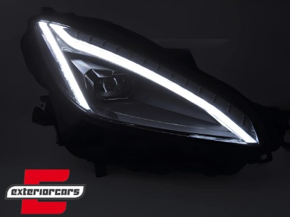 Full LED prednja svjetla SEQ žmigavci TruDRL dizajn (crna) / Toyota GR86 (2021-), LPTO44