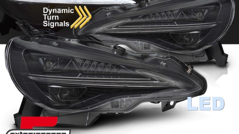 Full LED prednja svjetla SEQ žmigavci TruDRL dizajn / Toyota GT86 Subaru BRZ (2012-2021), LPTO43