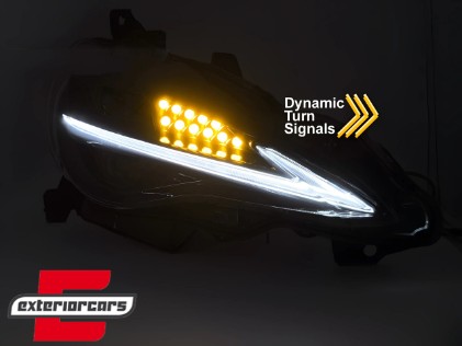 Full LED prednja svjetla SEQ žmigavci TruDRL dizajn / Toyota GT86 Subaru BRZ (2012-2021), LPTO43