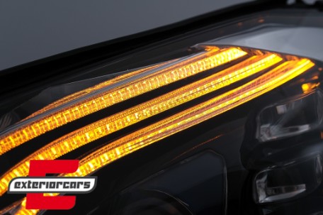 Full LED prednja svjetla SEQ žmigavci W222 Facelift dizajn / Mercedes C-klasa W205 S205 (2014-2020), LPMEE8