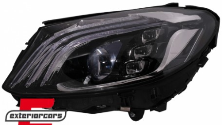 Full LED prednja svjetla SEQ žmigavci W222 Facelift dizajn / Mercedes C-klasa W205 S205 (2014-2020), LPMEE8