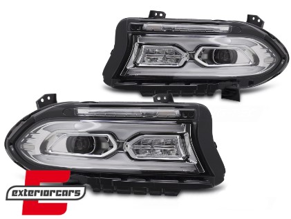 Full LED prednja svjetla TruDRL (chrome) / Dodge Charger (2014-2023), LPDO44